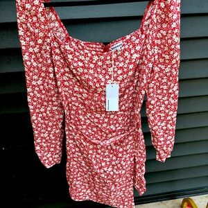 Reformation floral dress NWT